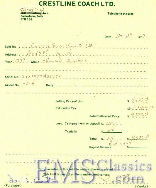 00041A1974CotnerBevingtonOldsmobile03,WainwrightABtradesoldtoAlCarterVegrevilleAB.jpg