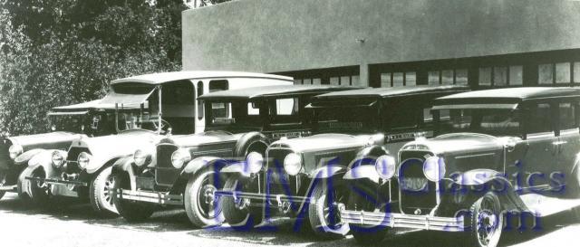 1920sHudson,1918Cadillac,1925Packard,19281929Buick,McNary,WoodlandCA,photoDrRogerWhite.jpg